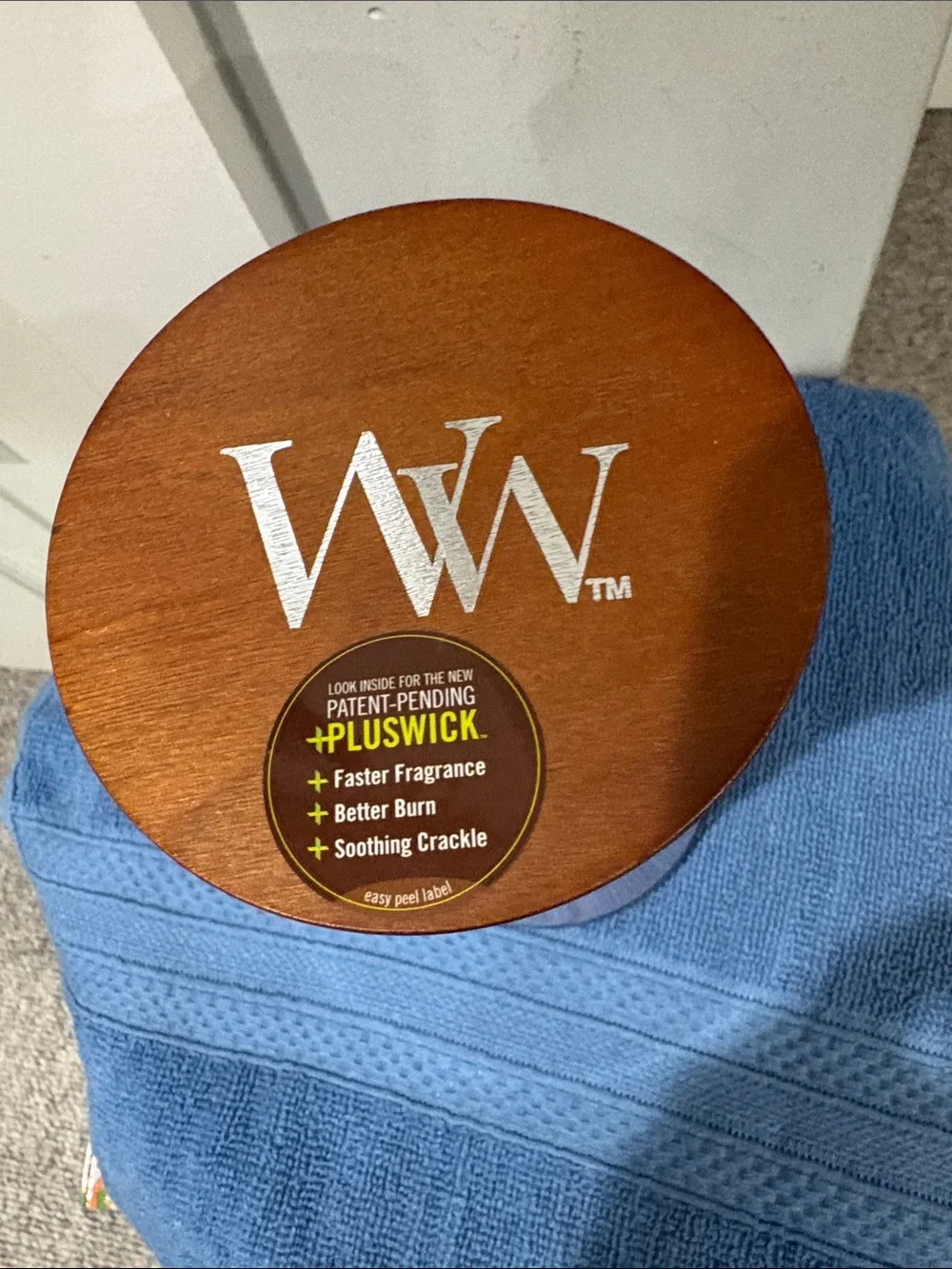 Woodwick large lavender